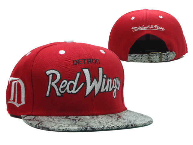 NHL Detroit Red Wings MN Strapback Hat #01